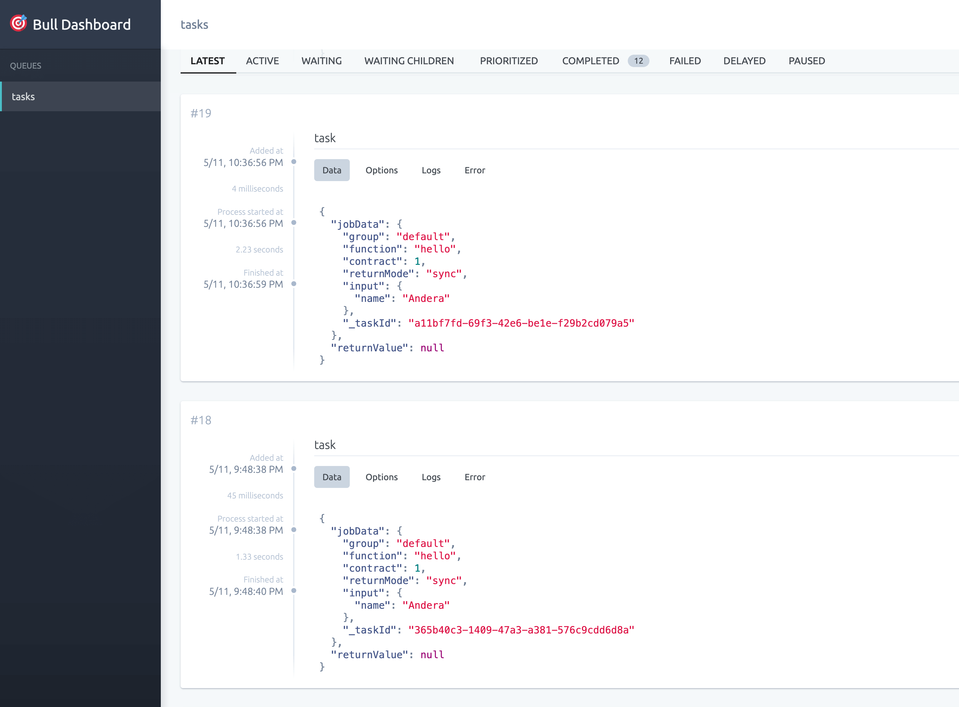 BullMQ Dashboard
